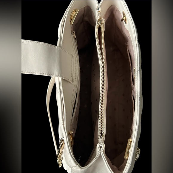 Kate Spade Off-White Quilted Tote Bag - Picture 10 of 13